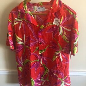 Old Navy Hawaian Shirt Mens Small NWT